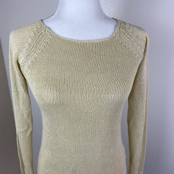 Vero Moda Cream Chunky Knit Long Sleeve Sweater women’s size XS - Picture 2 of 10